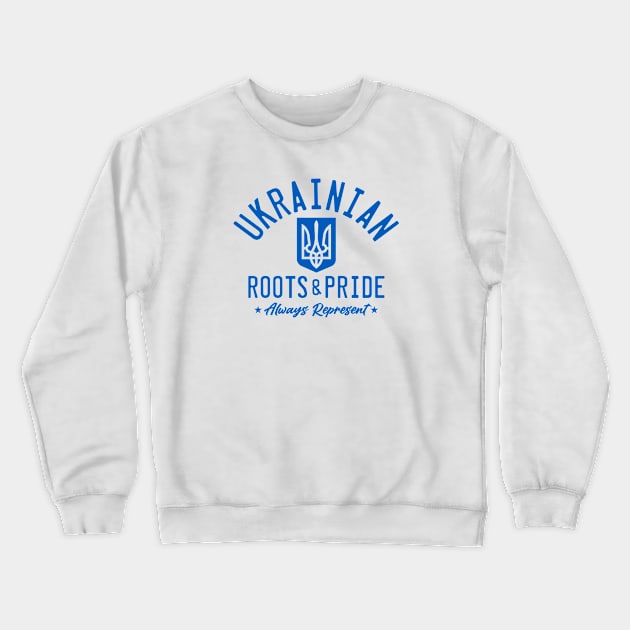 UKRANIAN ROOTS & PRIDE Crewneck Sweatshirt by LILNAYSHUNZ